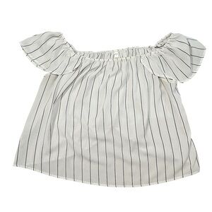 Striped Off-Shoulder Blouse
